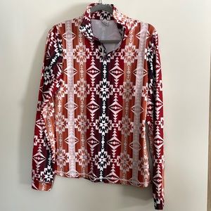 Ranch Dressn 1/4 Zip Sun Shirt